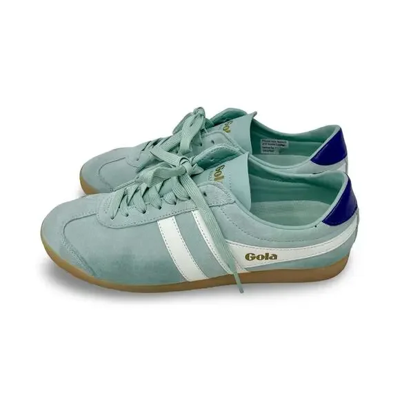 Gola Bullet Suede Sneakers – Women’s 9.5 Retro Surf / Off White Gum Sole - Picture 6 of 11